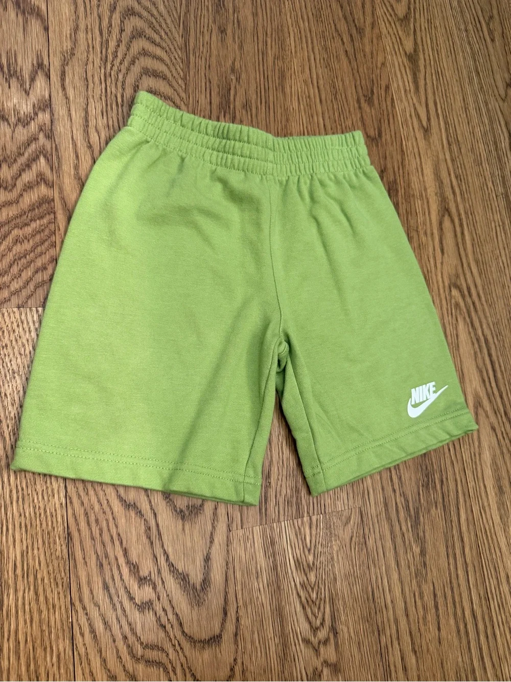 Nike Kids Green Pull-on Shorts & Nike Tee